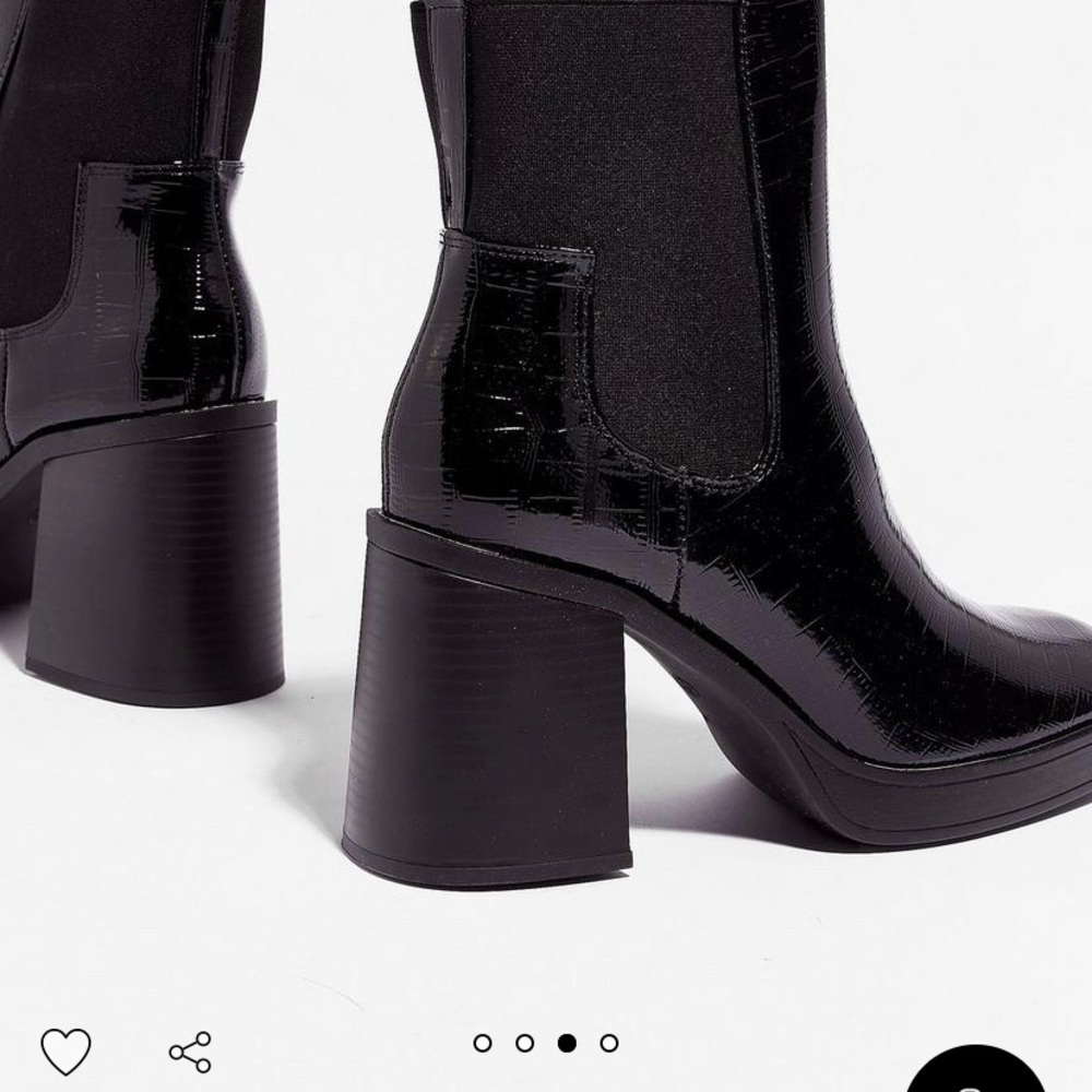 Level Up Croc Healed Boot — by NastyGal - Picture 3 of 9